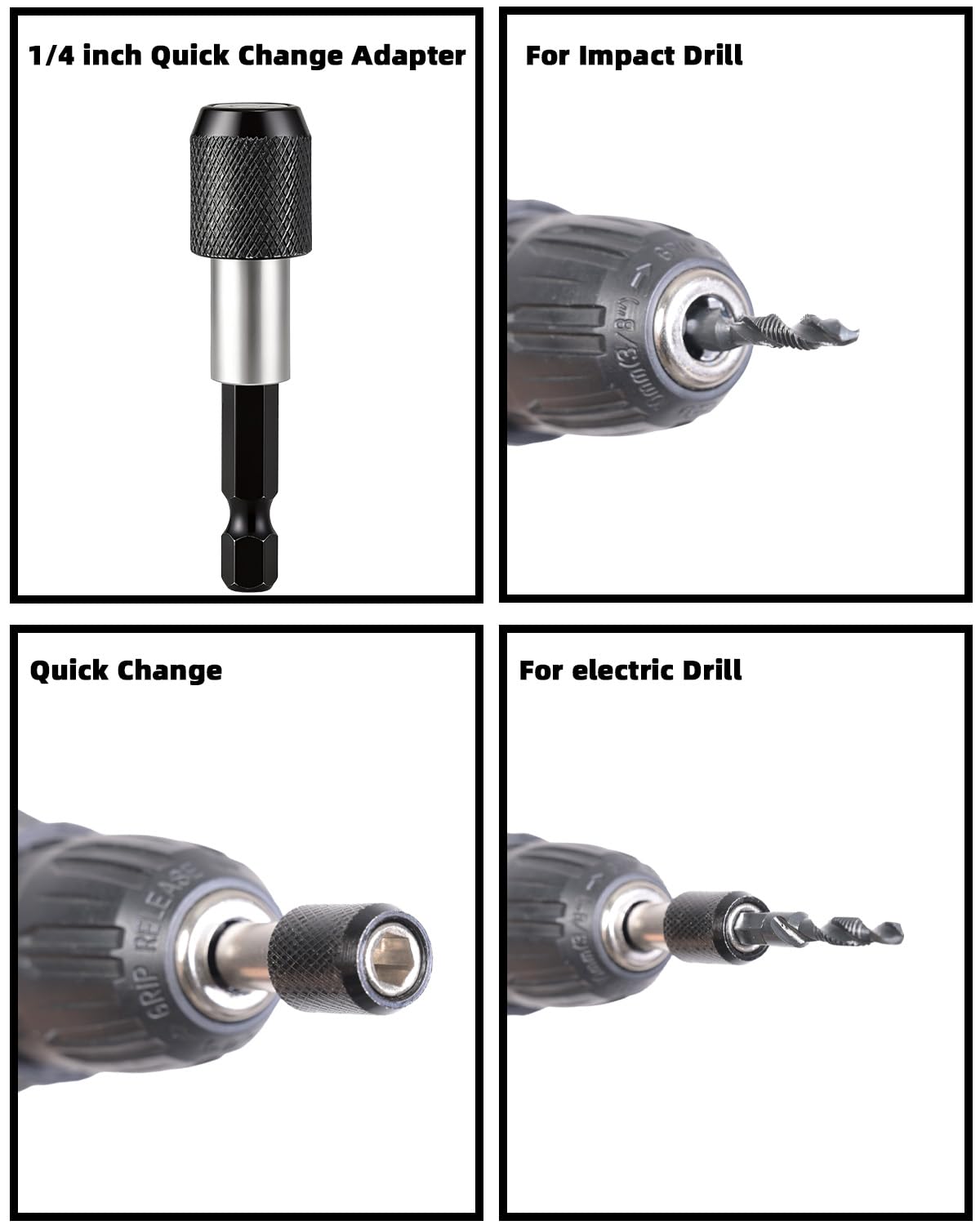 3-in-1 Drill & Tap Set - 14 PCS High Speed Steel -4