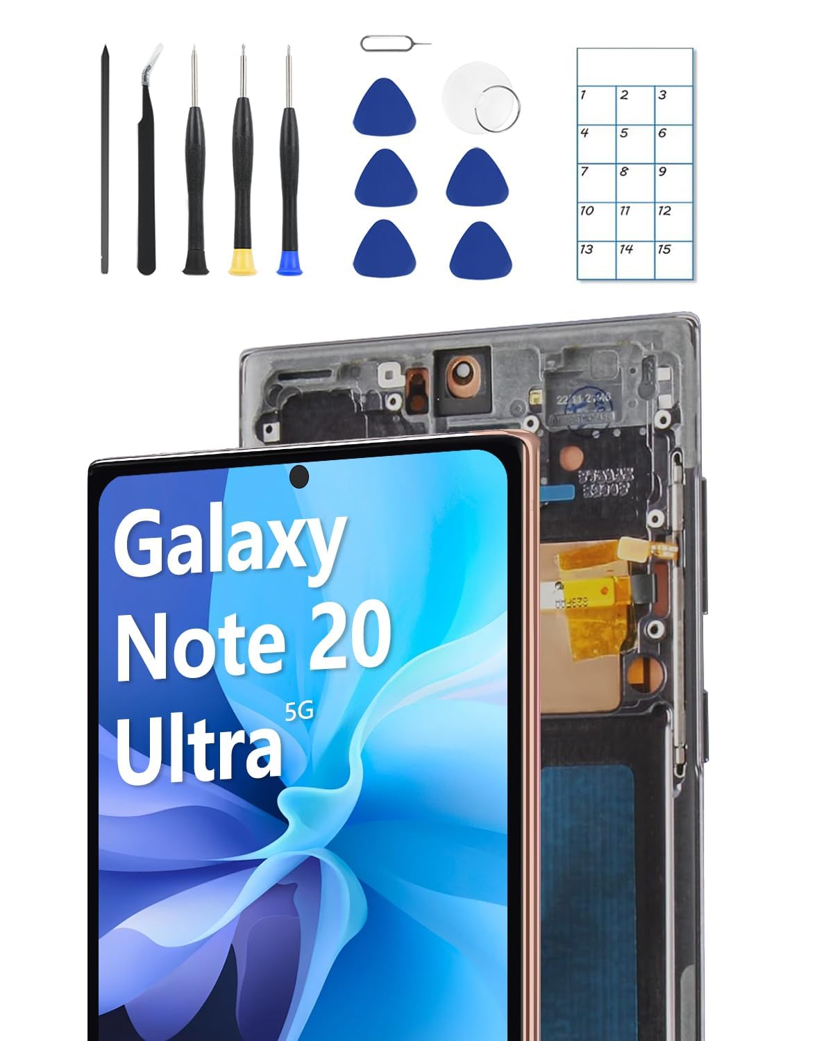 Photo 1 of JQYDZH OLED Screen Replacement for Samsung Note 20 Ultra