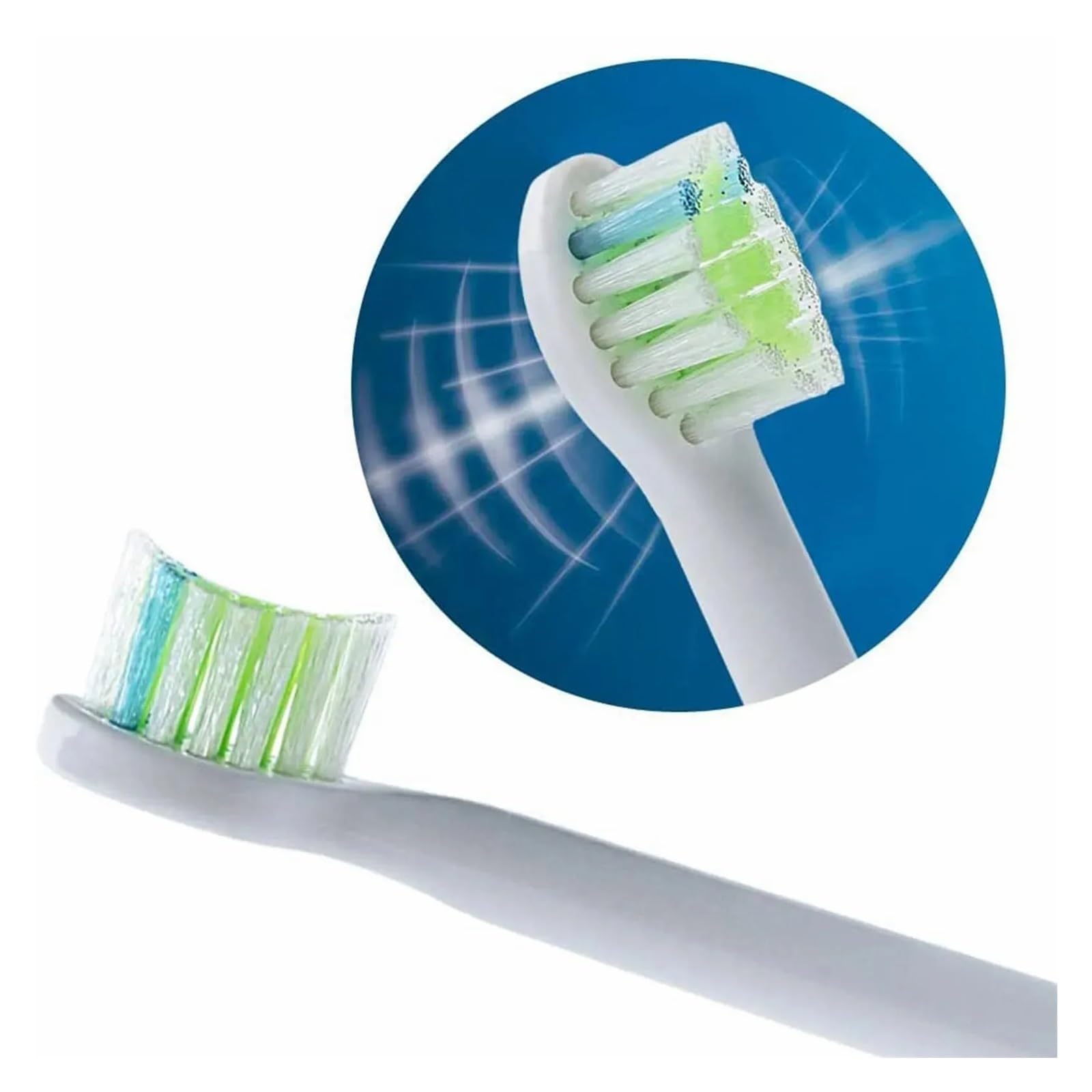 Cabezales E-Series para Essence Xtreme Elite Advance | cabezales de cepillo eléctrico Cleancare C3 supply, plástico(3color-2A-16pcs)