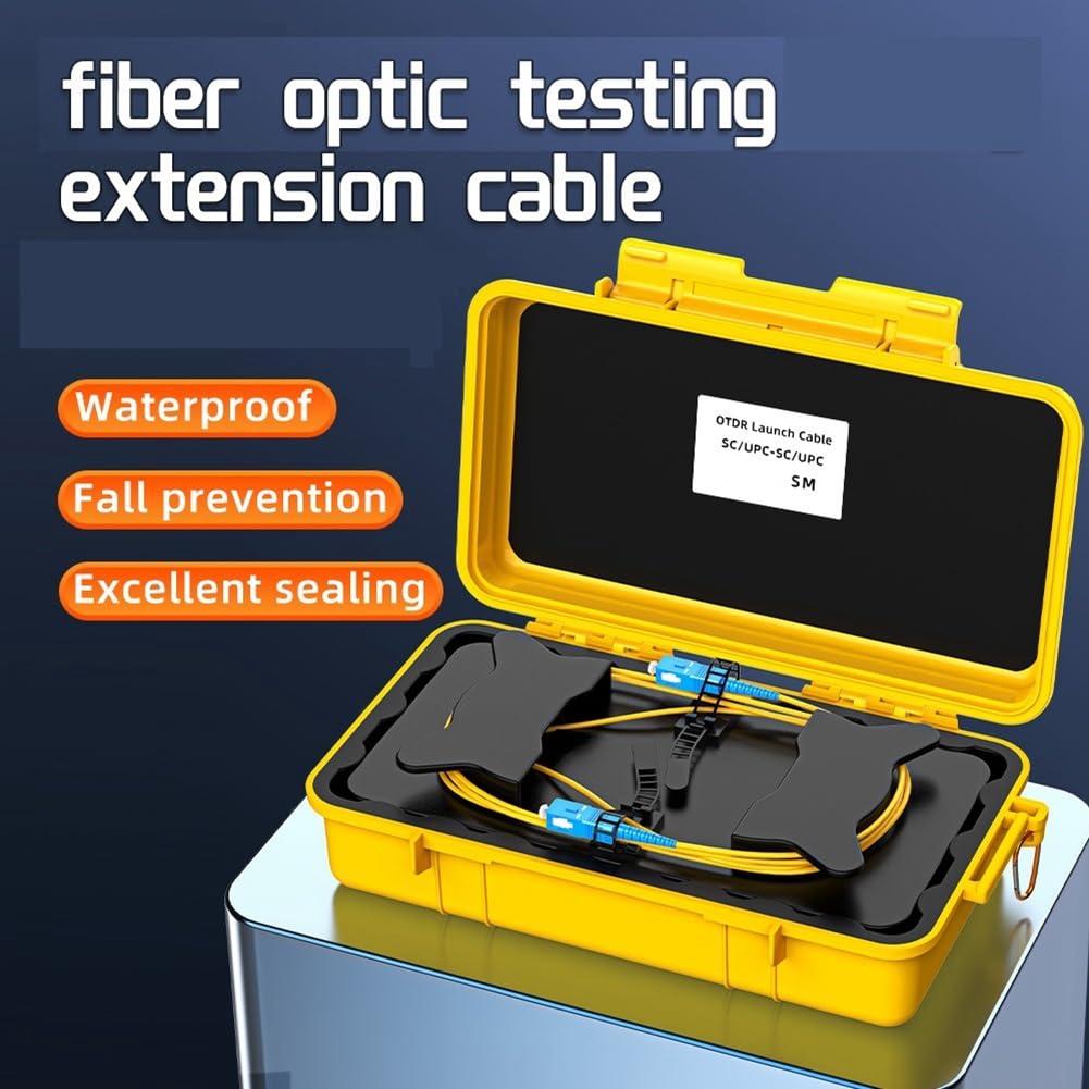 Startkabelbox Faser Optik OTDR Dead Spot Eliminator Ring 150m Sender Kabelbox LC/UPC-LC/UPC