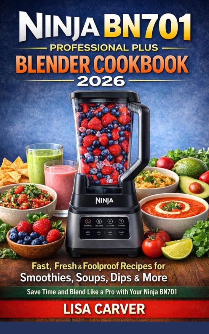 Ninja BN701 Professional Plus Blender Cookbook 2026: Fast, Fresh & Foolproof Recipes for Smoothies, Soups, Dips & More — Save Time and Blend Like a Pro with Your Ninja BN701.