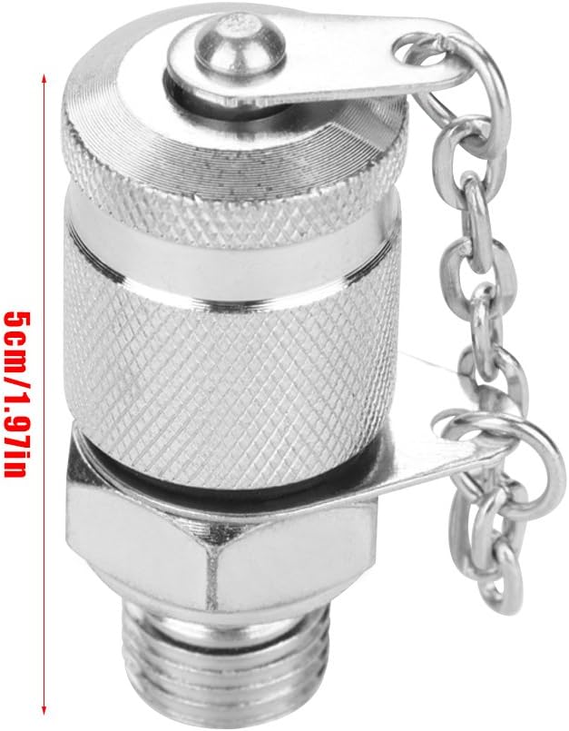Generic Trwałe Hydrauliczne Złącze Testowe 63 MPa, Szczelna, Ocynkowana Stal Węglowa do Testowania Ciśnienia i Smarowania Układu Hydraulicznego (G1/4)