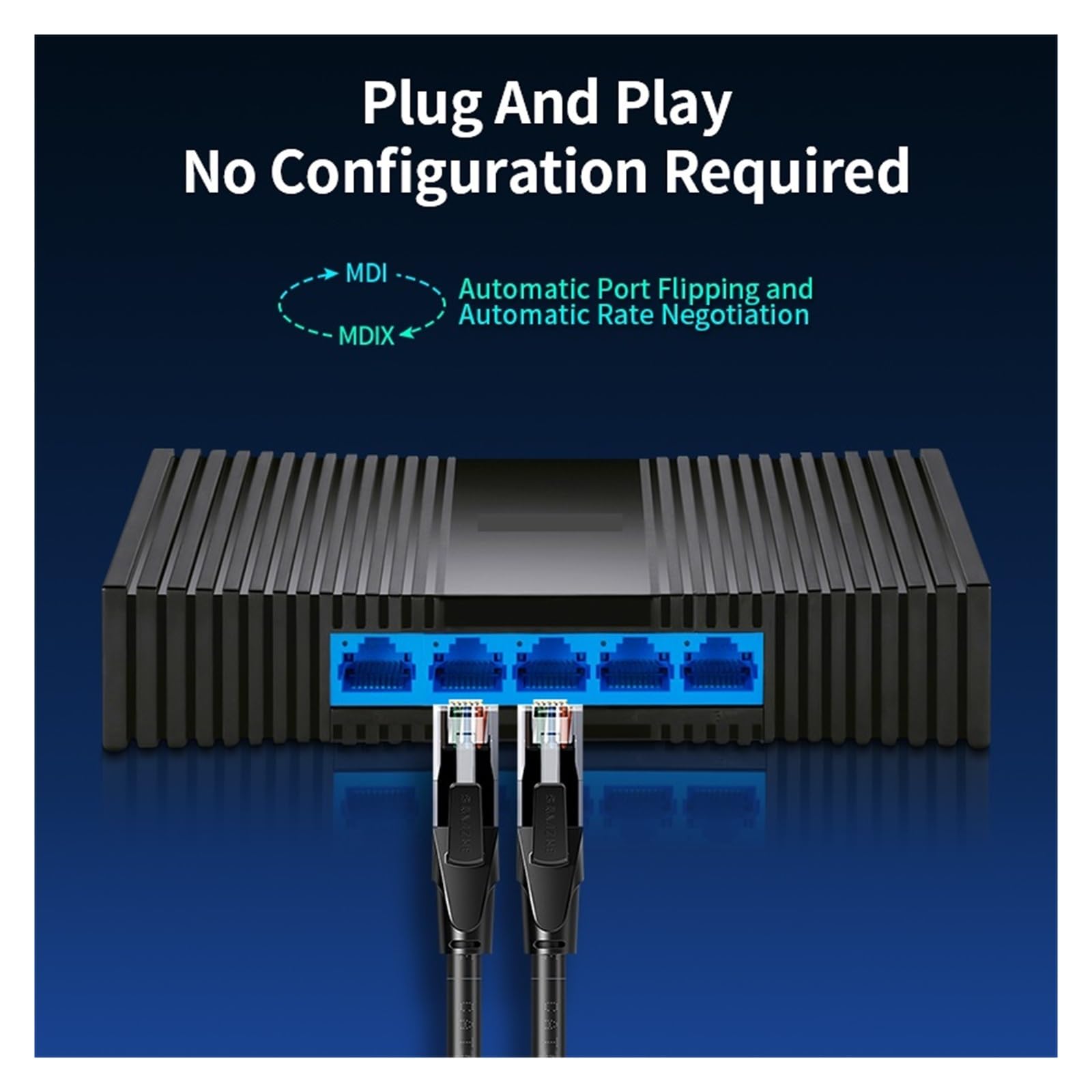 Conmutador de red, Conmutador Ethernet De 5 Puertos, 2,5 GbE, 2,5G/1G, Conmutador De Red & Play, Concentrador De Red, Divisor De Internet, TL-SE1005M/TL-SG1005M,Confiable(1G)