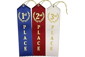 1st, 2nd, and 3rd Place Ribbons