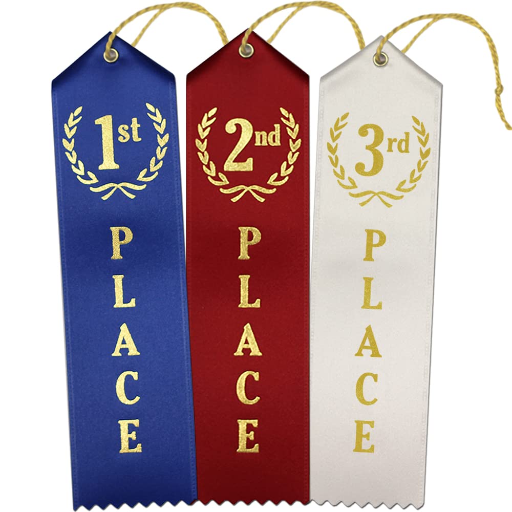 Buy RibbonsNow 1st 2nd 3rd Place Award Ribbons 75 Total Ribbons 