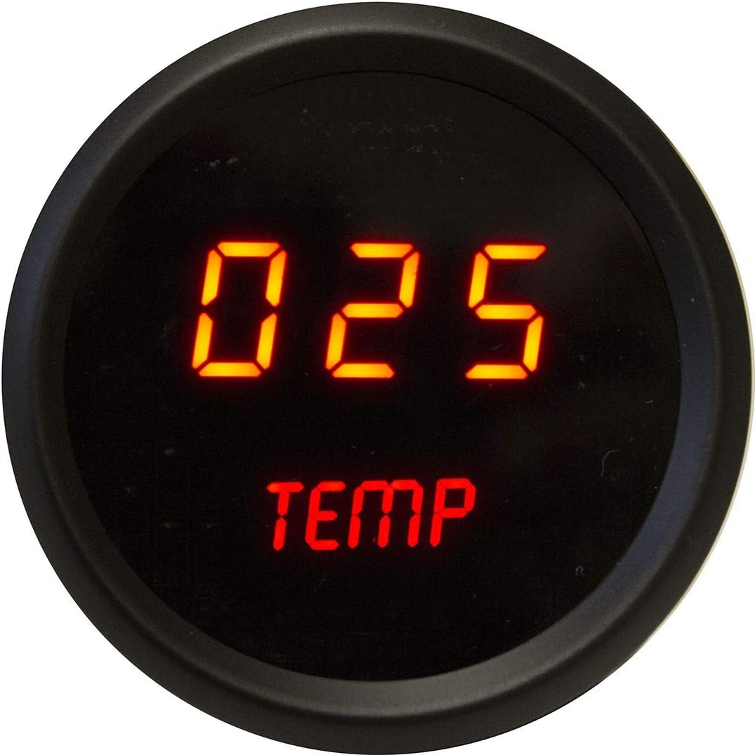 Intellitronix Red LED Digital Oil Temperature Gauge