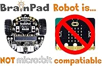Vista 5 de BrainPad Pulse with Robot Kit, un microordenador STEM MakeCode para codificar robots, juegos y circuitos