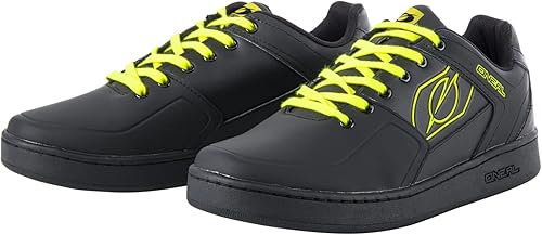Miniatura 2 de O'Neal Zapato de ciclismo con pedales planos unisex para adultos, color amarillo neón, 11