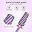 MelodySusie Super Cut Edition 5 in 1 Nail Drill Bits, 3/32\'\' Carbide Tungsten Multi-function Bits, Suitable for Manicure Pedicure Cuticle Gel Polishing, Purple, Series Bit-M, 3XC