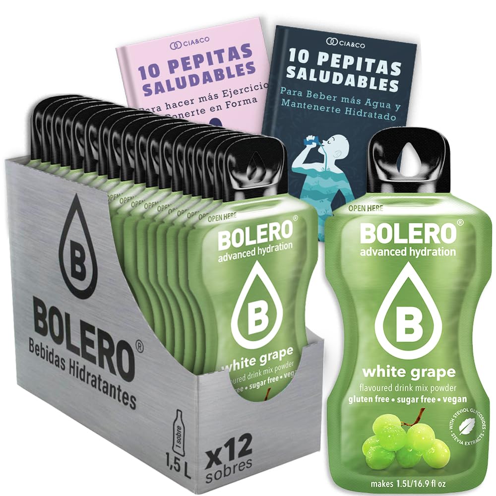 24 x Bebida Bolero COLA Hidratante Sin Azucar (24x9 grs) + 30 Pepitas Saludables para una vida más sana by Cia&Co — view 217