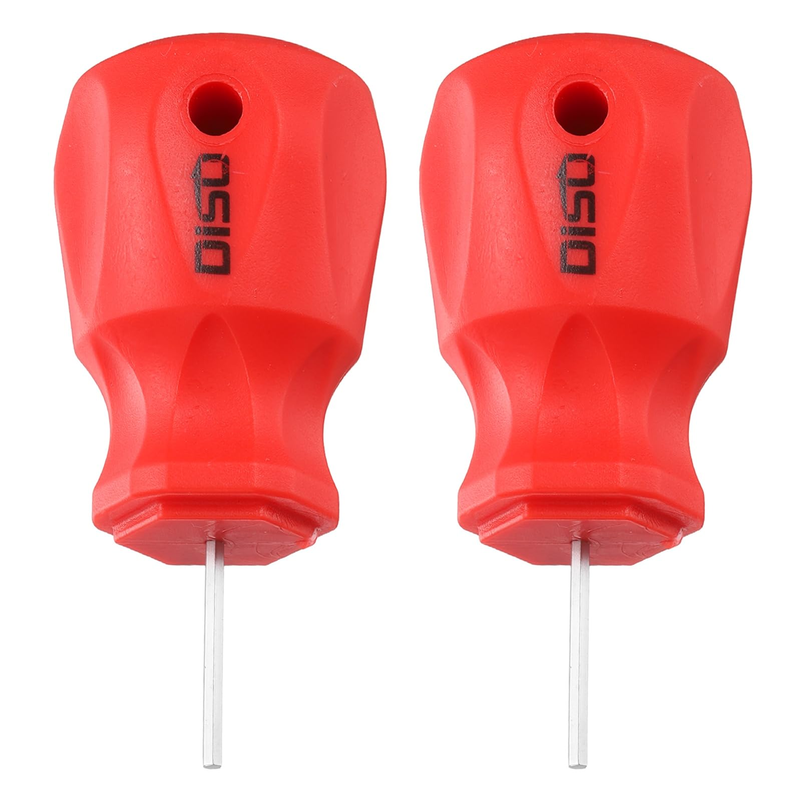 sourcing map 2pcs Small Hex Screwdriver 2mm 80mm Length S2 Steel Magnetic Head Metric Mini Flat Head Hexagon Screw Driver with Non-Slip Handle for Tight Spaces Hand Tools, Silver