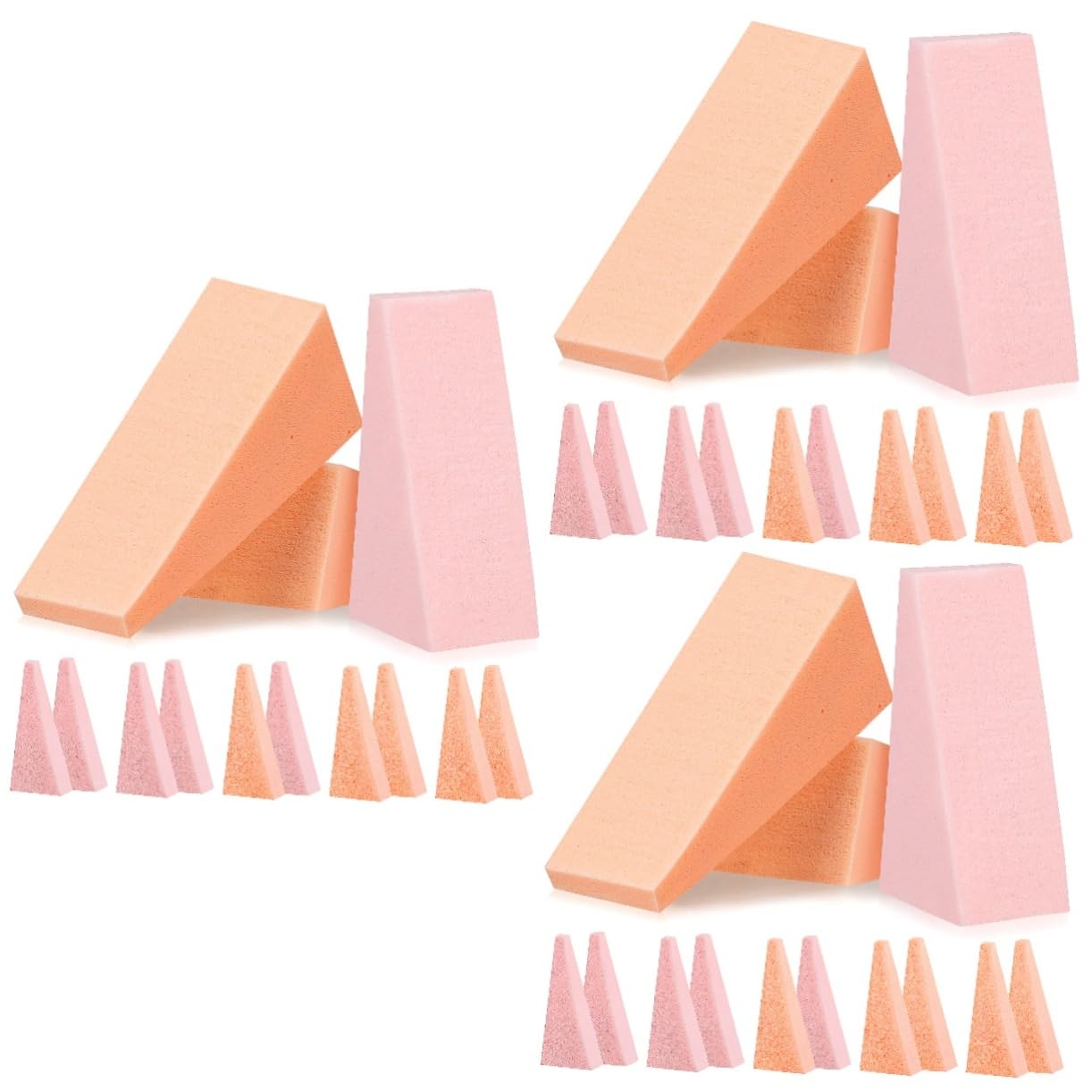 288stücke Make-up Schwämme Vielfältige Kosmetische Anwendung Für Puder Creme Flüssigkeit Dreieckige Form Für Präzises Auftragen Elastisch Und Flexibel Für Makeup-liebhaber
