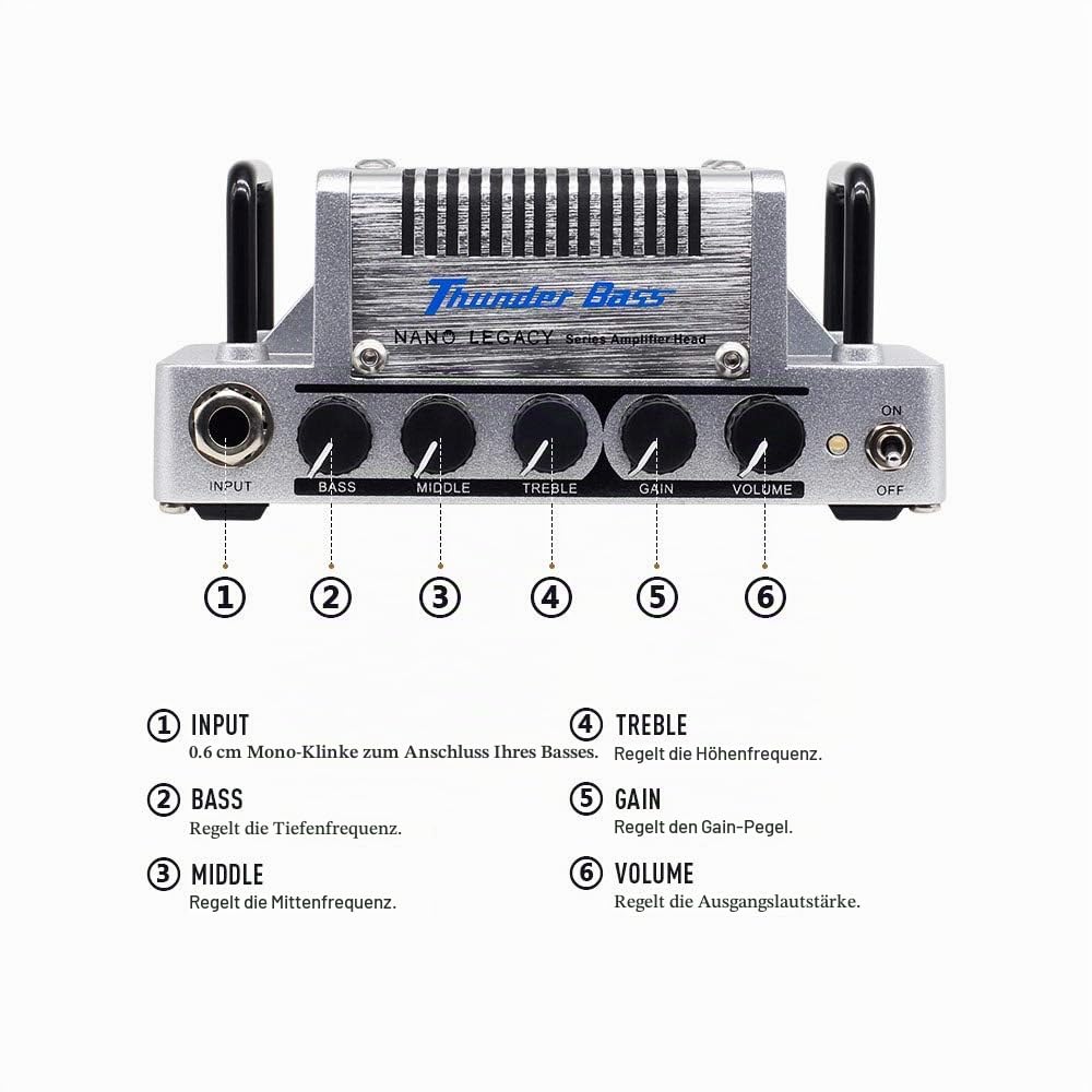 Hotone Thunder Bass NLA-4 5W Verstärker Gitarrenkopf