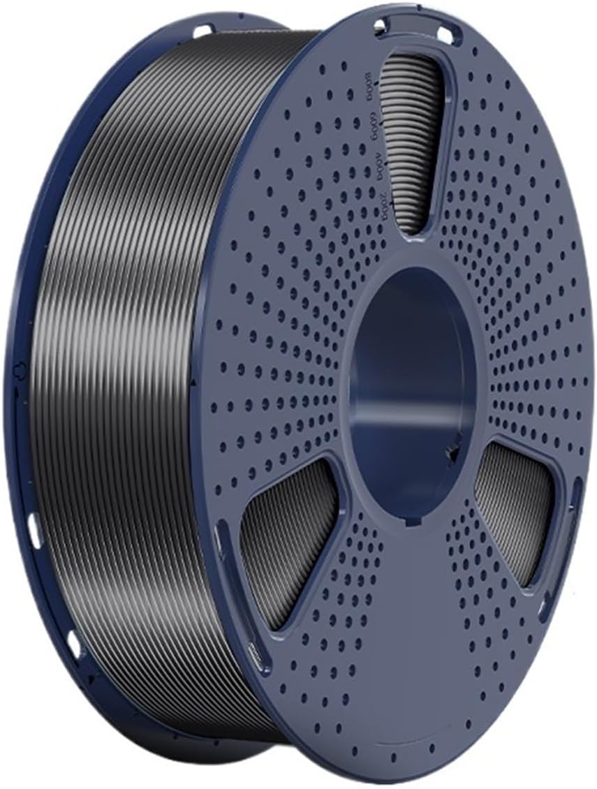 3D Printer Filament 1.75mm 1000g Spool (2.2lbs) Neatly Filament Fit(Silk Black)
