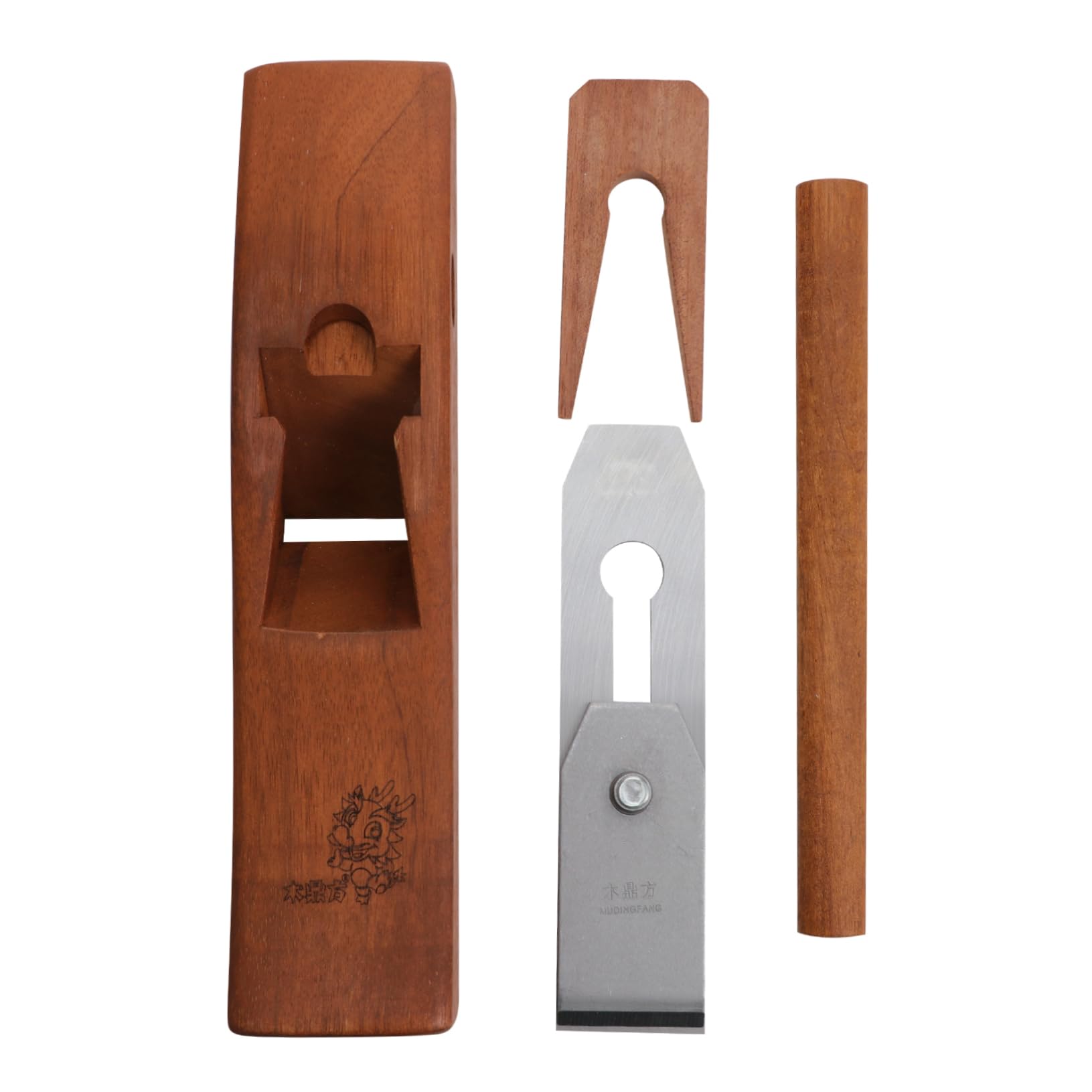 Pialletto Manuale per Legno, Mini Pialla da Falegnameria | Corpo in Legno e Metallo, Uso Semplice, per Lavorazione del Legno, Utensile per Carpentieri