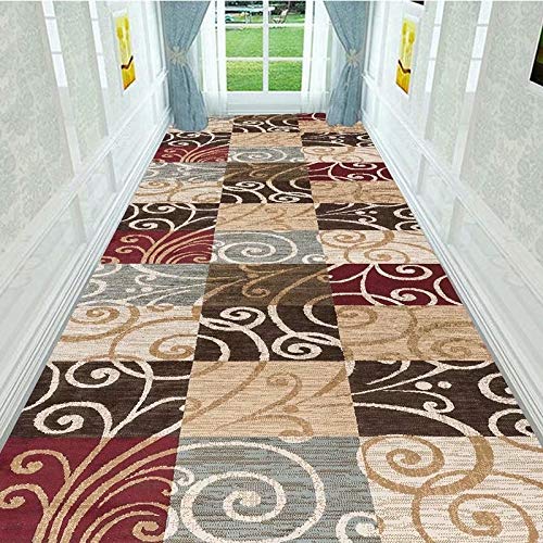 Tapis coureur lavable avec envers anti-slip pour escalier