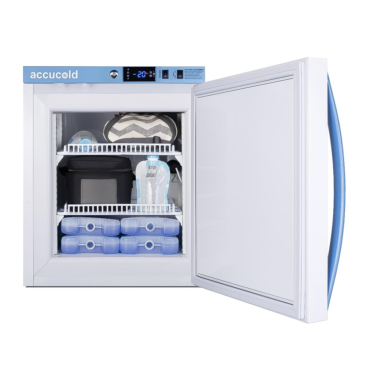 Accucold Afz1pvmc Momcube Breast Milk Storage Freezer, 1.4 Cu.Ft, Open Door Alarm, Adjustable Temperature (Rhd) on Fridge.com - View 2