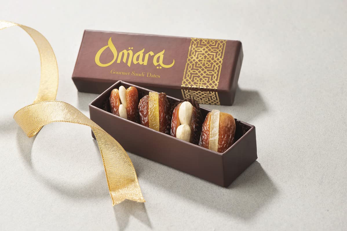 Omara Medjool Stuffed Imported Dates 4 pc Pack