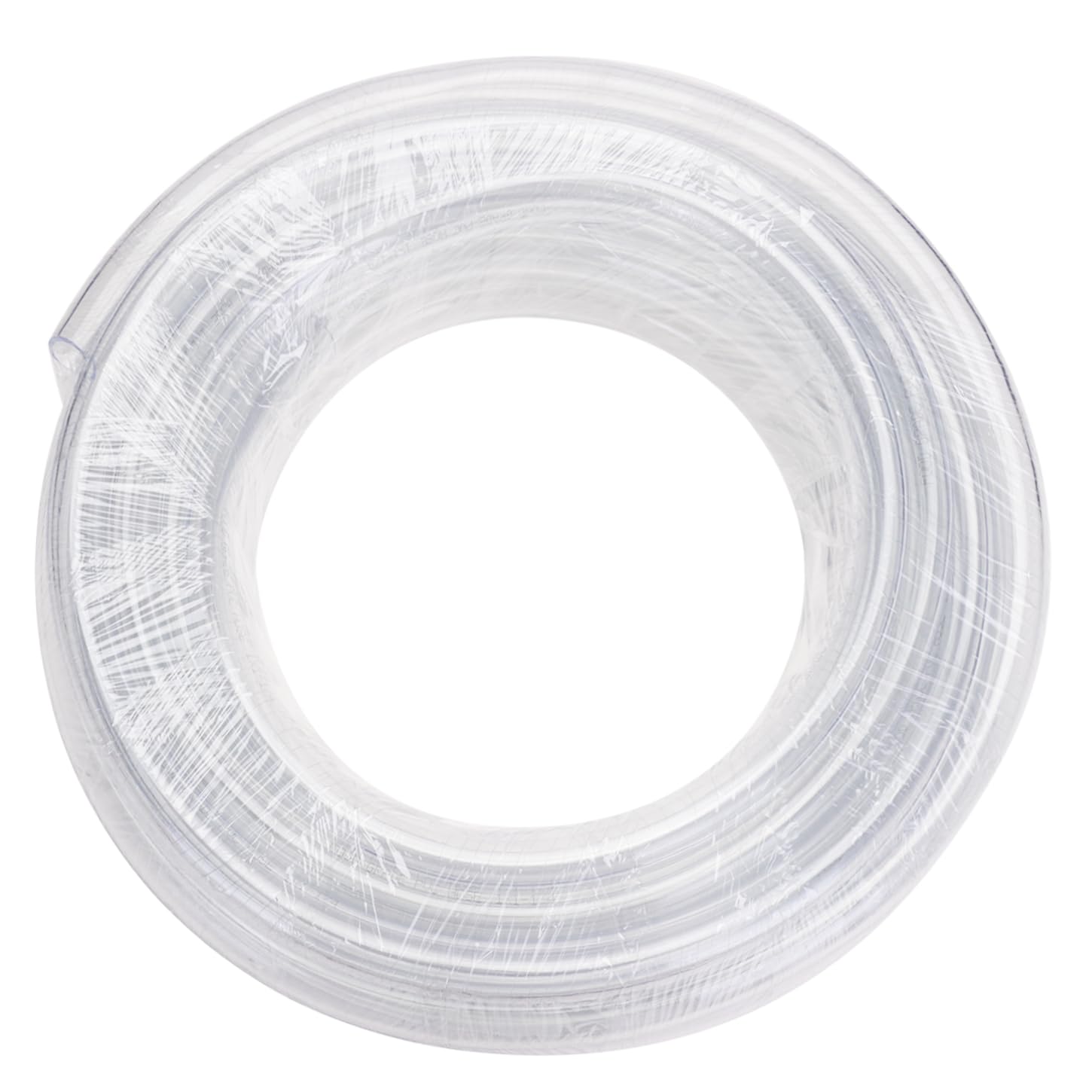 DERNORD PVC Tubing 1"ID X 1 1/4"OD Flexible Clear Vinyl Hose 50 Feet for Food Grade
