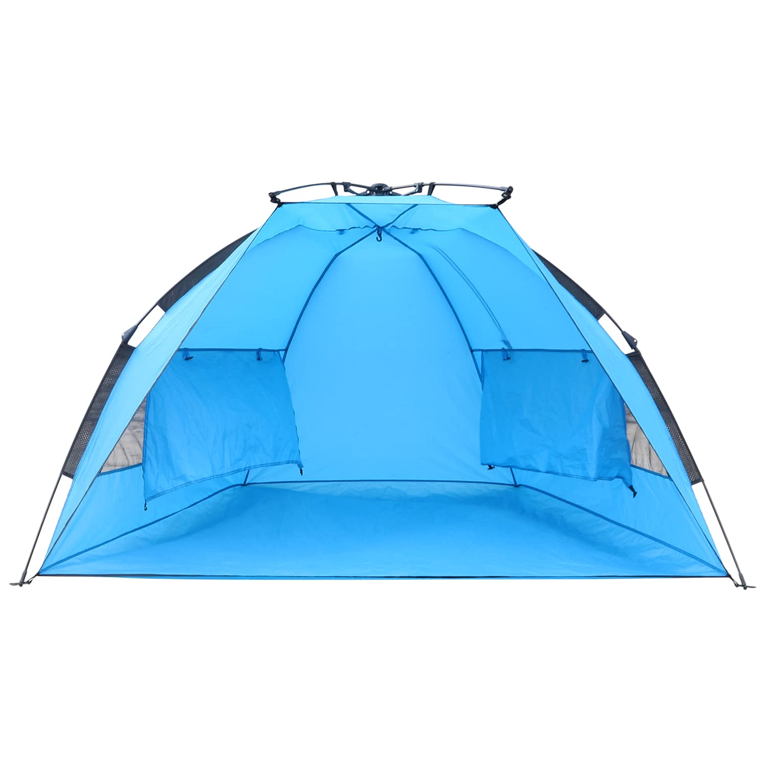 Pop Up Tent Sky Blue 2-3 Person Sun Shelter Beach Tent With