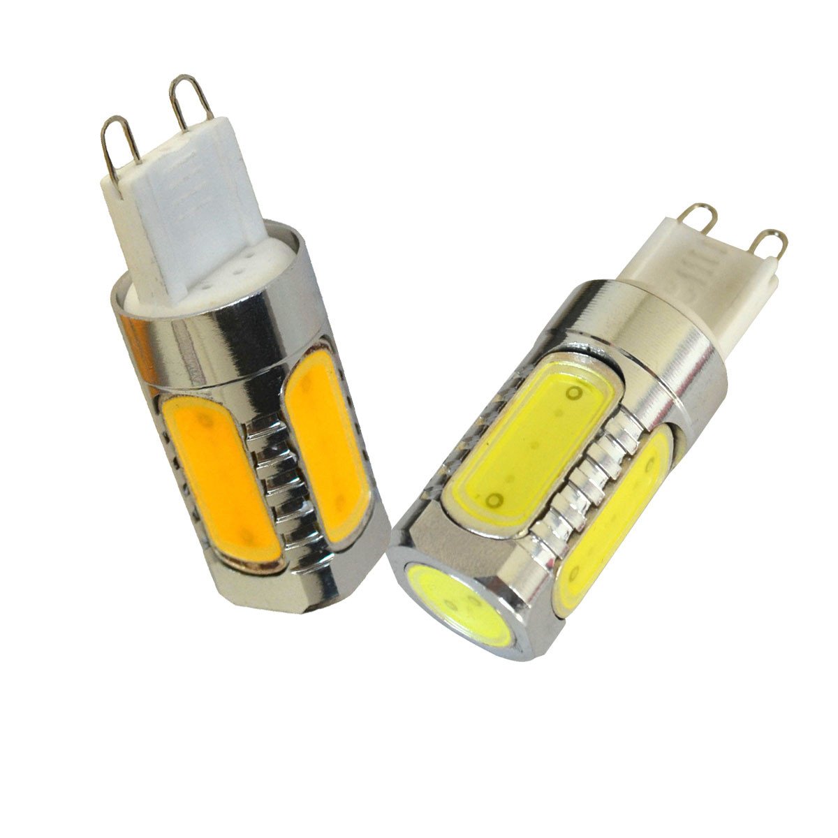 10 Stück G9 LED Leuchtmittel 6W, Kaltweiß, LED Lampen