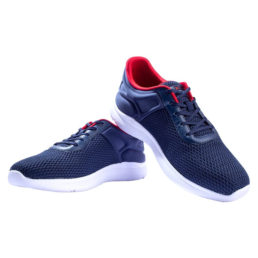 eeken Navy/Red Lightweight Casual Shoes for Men by Paragon (Size 6) - E11263A07A064 (B0999LD7BB) Amazon Price History, Amazon Price Tracker