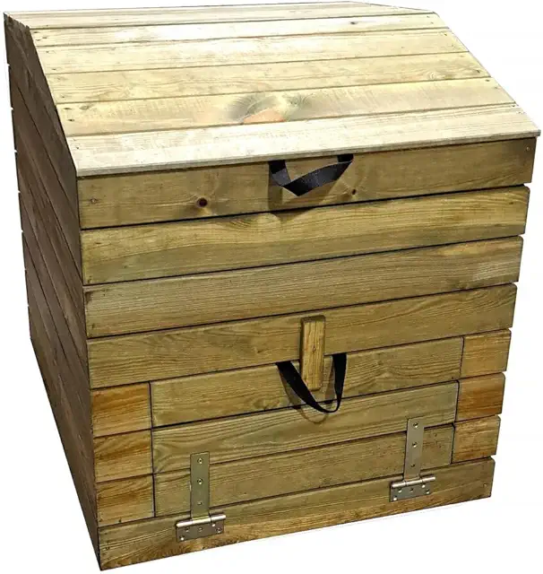 Composteur en Bois 500L Douglas - Composteur 400L Bois