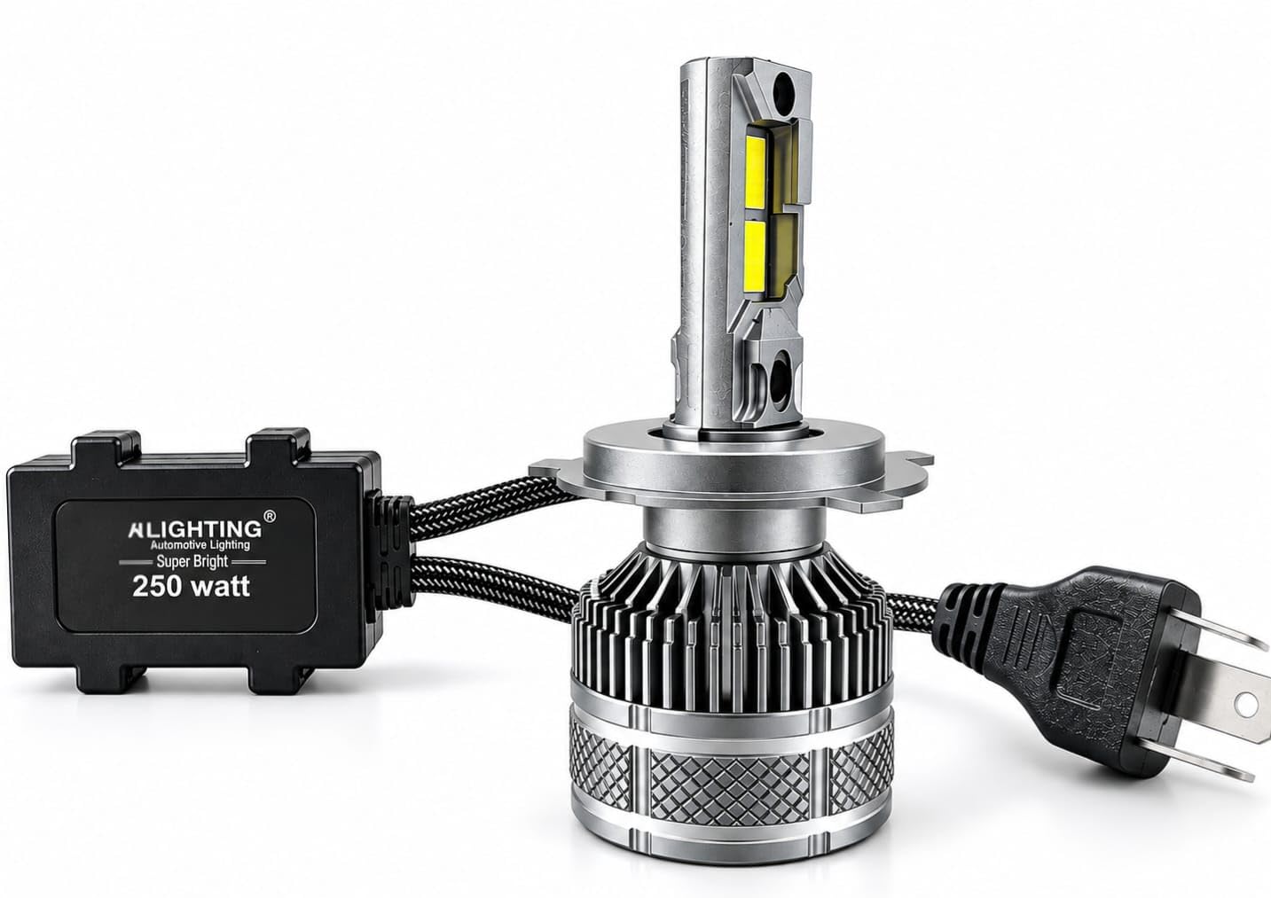 BIKEBLOOM H4 250W LED Headlight Bulb for Motorbikes - Image 1
