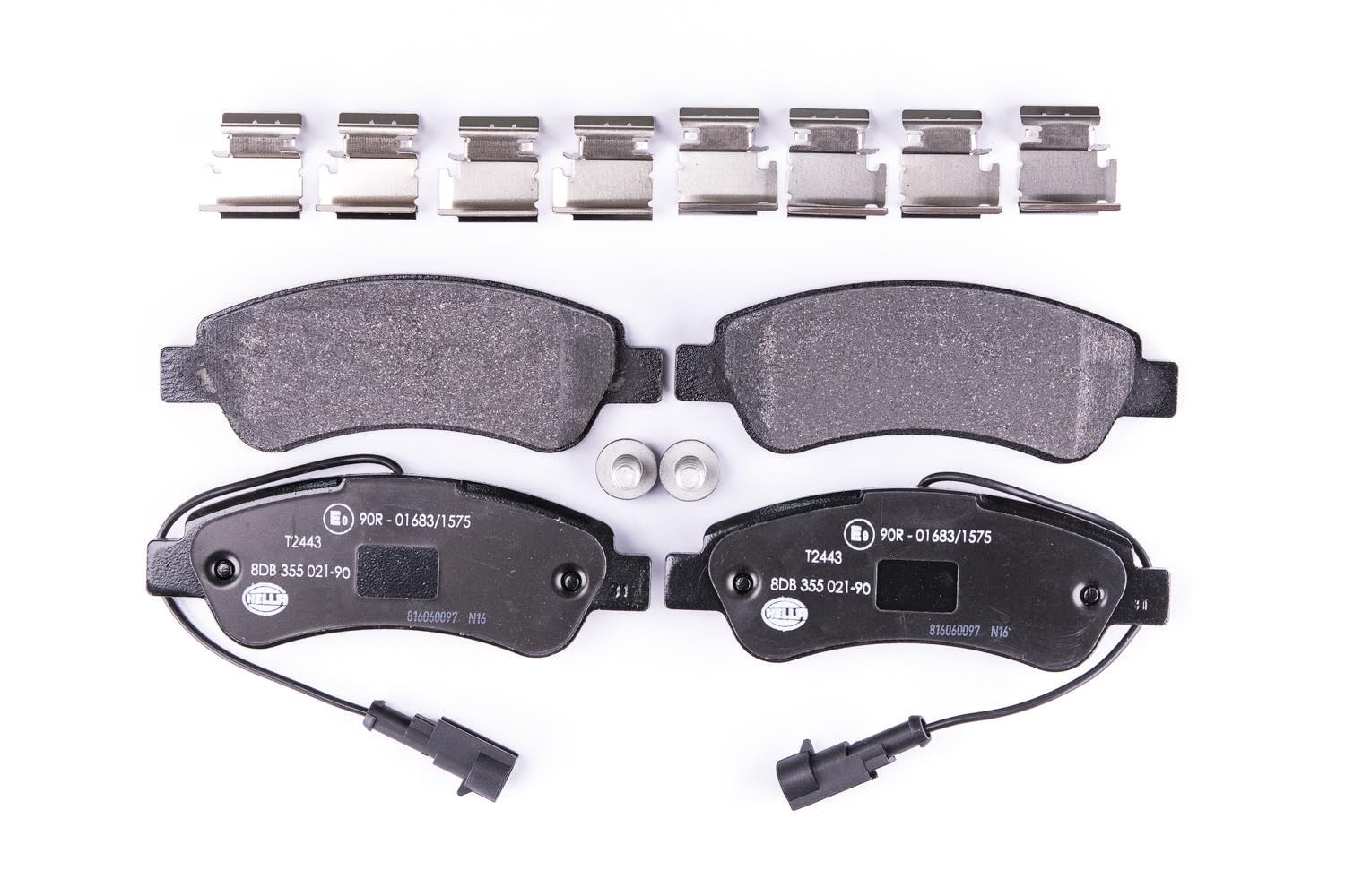 HELLA 8Db 355 021-901 Kit De Plaquettes De Frein, Frein À Disque - T2443