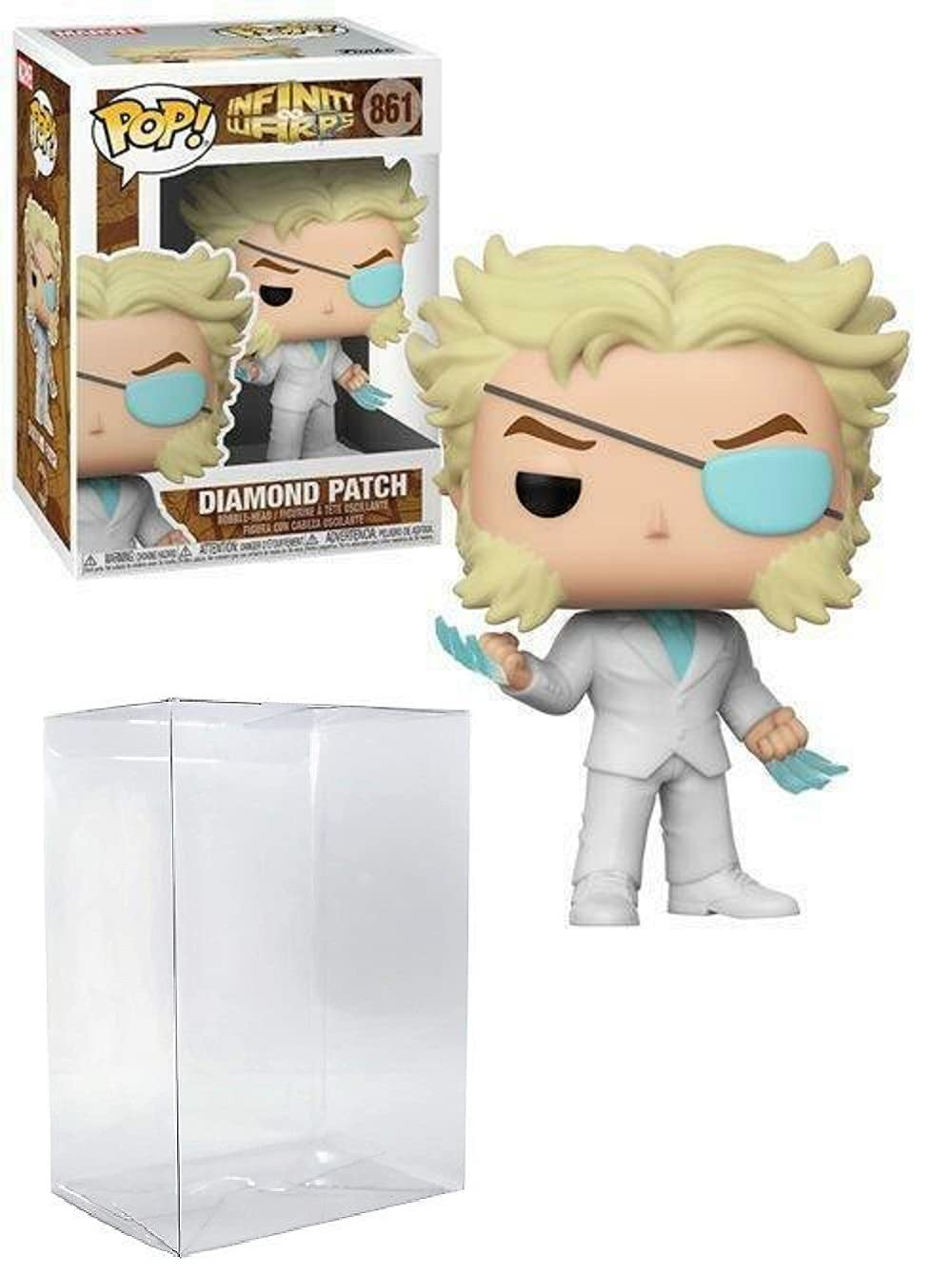 Diamond Patch Pop #861 Marvel Infinity Warps: Vinyl Figure (Includes Ecotek Pop Box Protector Case)