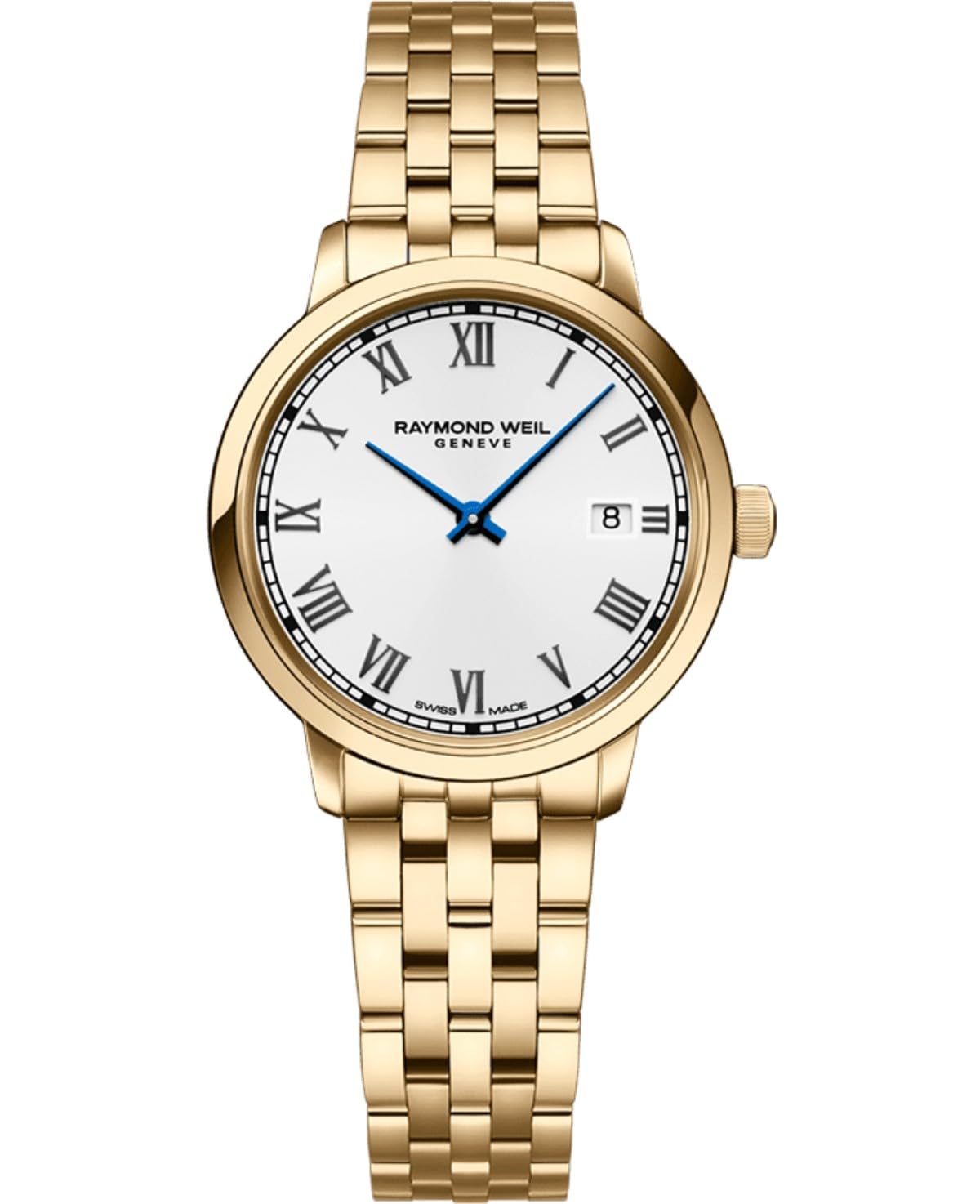 Toccata Gold PVD Quartz 29mm Ladies Watch White