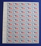 USPS Old Glory Full Sheet of 50 X 4 Cent Stamps Scott 1094