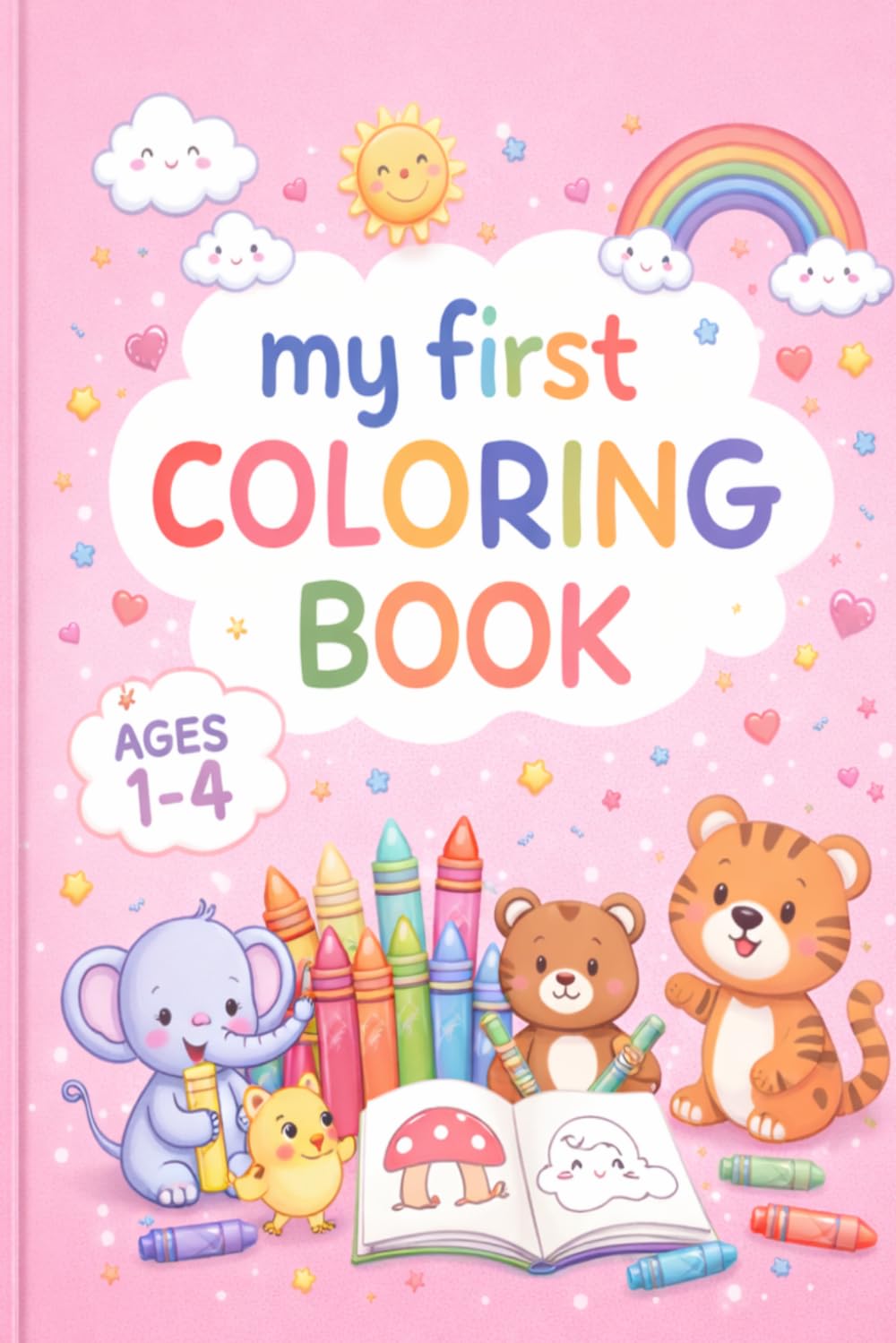 My First Coloring Book: Fun and Easy Learning
