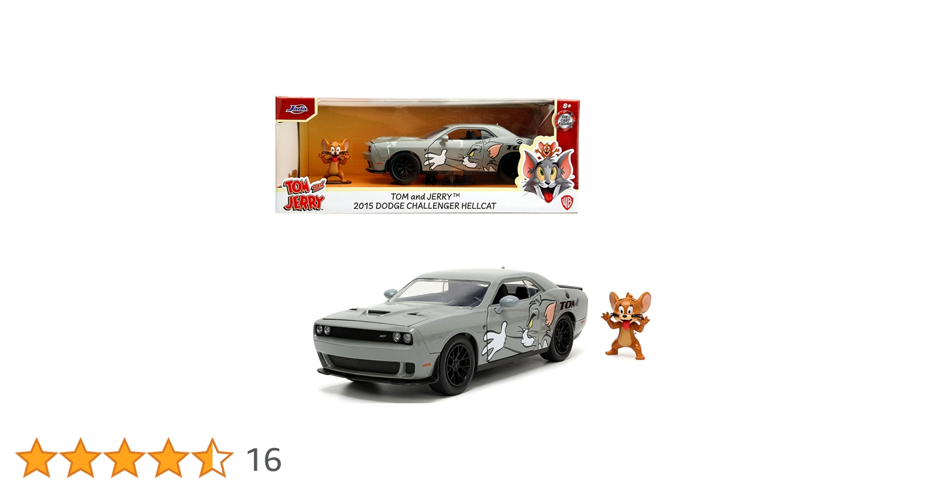 Jada Toys トムとジェリー /ジェリー・フィギア Amazon | JADA TOYS 1/24 トムとジェリー トムフィギア ＆ダッヂ