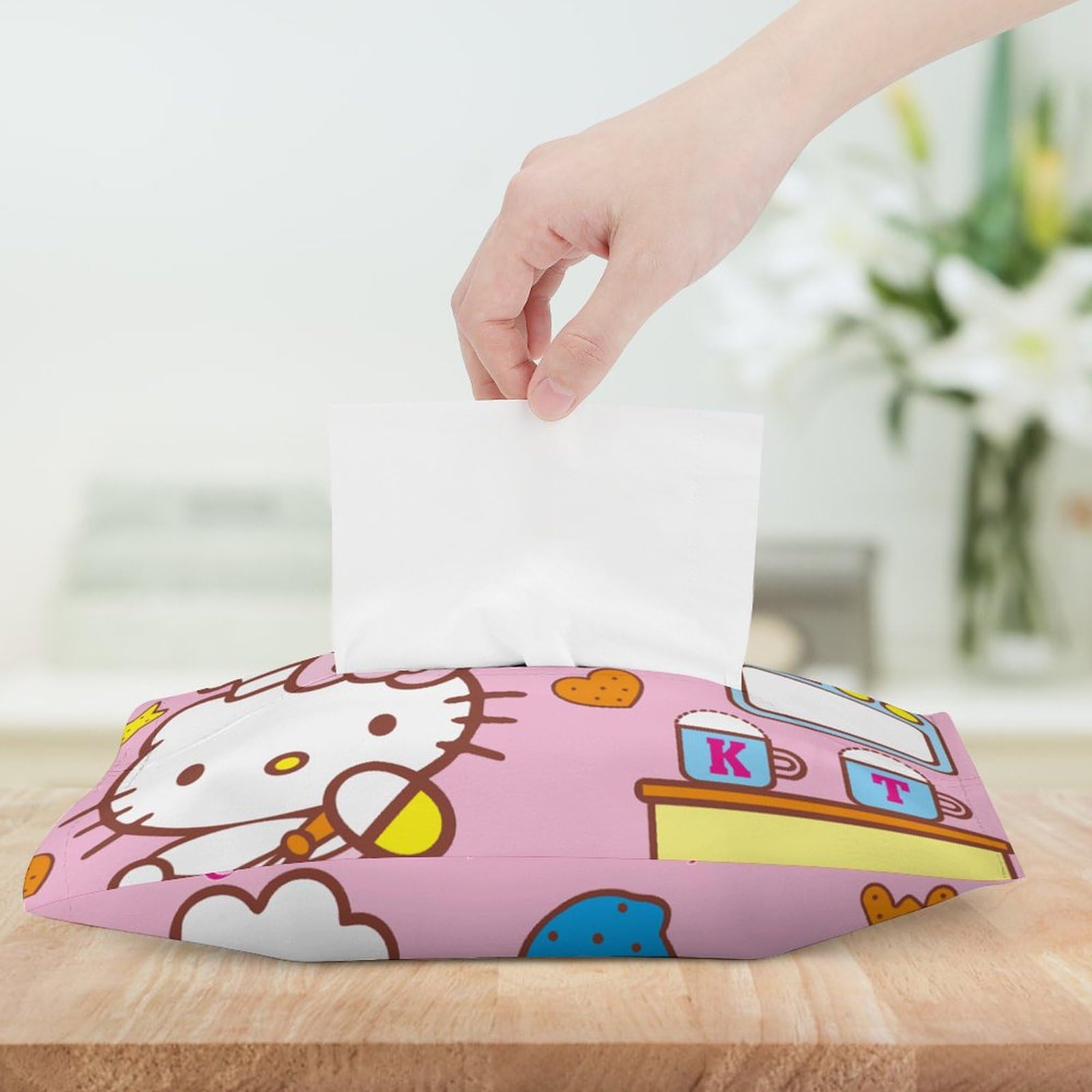Amazon｜ハローキティ ティッシュケース おしゃれ ソフトパック用 PU