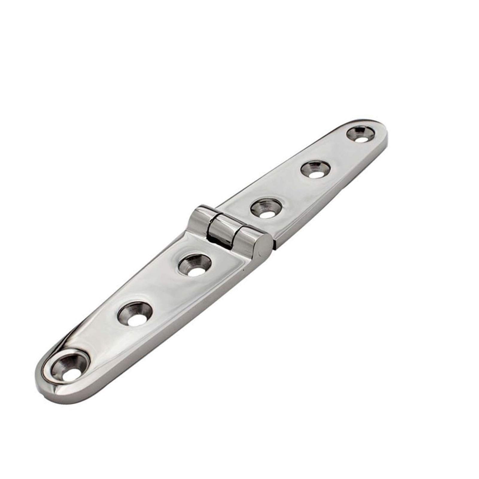 Shundeed Silver Stainless Steel Hinges With 6 Holes 152Mm Polish Marine Stainless Steel Hardware Manufacturing Boat Hardware Casting Door With Hinges
