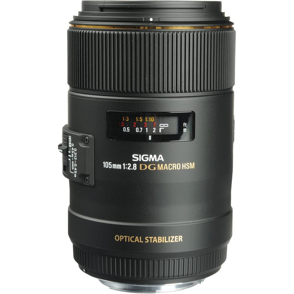 Amazon.com : Sigma 105mm f/2.8 EX DG OS HSM Macro Lens for Canon