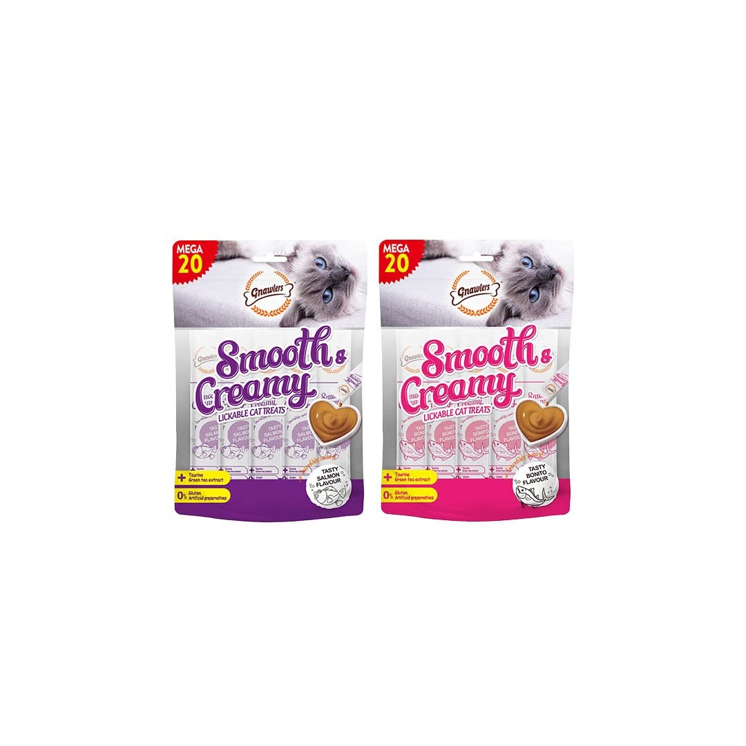 See full amazon price history chart for Gnawlers Lickable Wet Creamy Cat Treats with Tasty 1 Salmon & 1 Bonito Flavour for Adult & Senior Cats, Healthy Cat Treat (Pack of 2x300g). Newly launched Exclusively Sold by DogsNCats Gnawlers Lickable Wet Creamy Cat Treats with Tasty 1 Salmon & 1 Bonito Flavour for Adult & Senior Cats, Healthy Cat Treat (Pack of 2x300g). Newly launched Exclusively Sold by DogsNCats (B0C5JH1NQG) Amazon Price History, Amazon Price Tracker