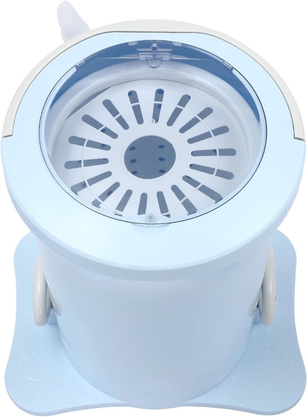 Portable Spin Dryer Machine, Mini Manual Hand-Operated Compact Dryer, 3.17 Gal Foot Operated Dryer, Efficient Single Tub Design for Fast Drying Clothes and Fabrics