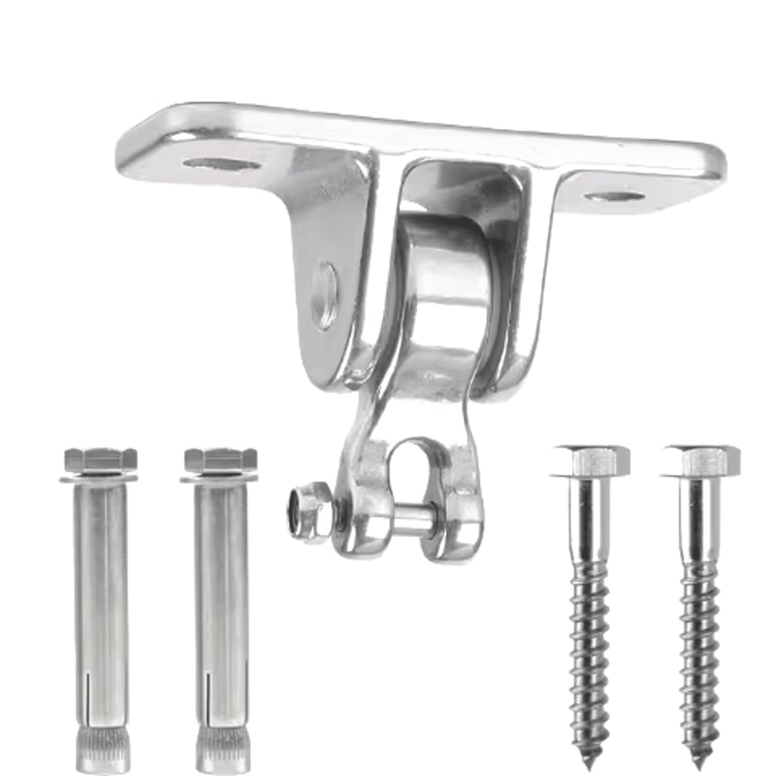 VGGBNG Hammock Hooks?Swing Hooks Heavy Duty? Swing Hook 304 Stainless Steel Ring Swing Hook Sandbag Hanging Ring Hammock Fixed Hook Hanging Accessory for Ceiling Aerial Yoga