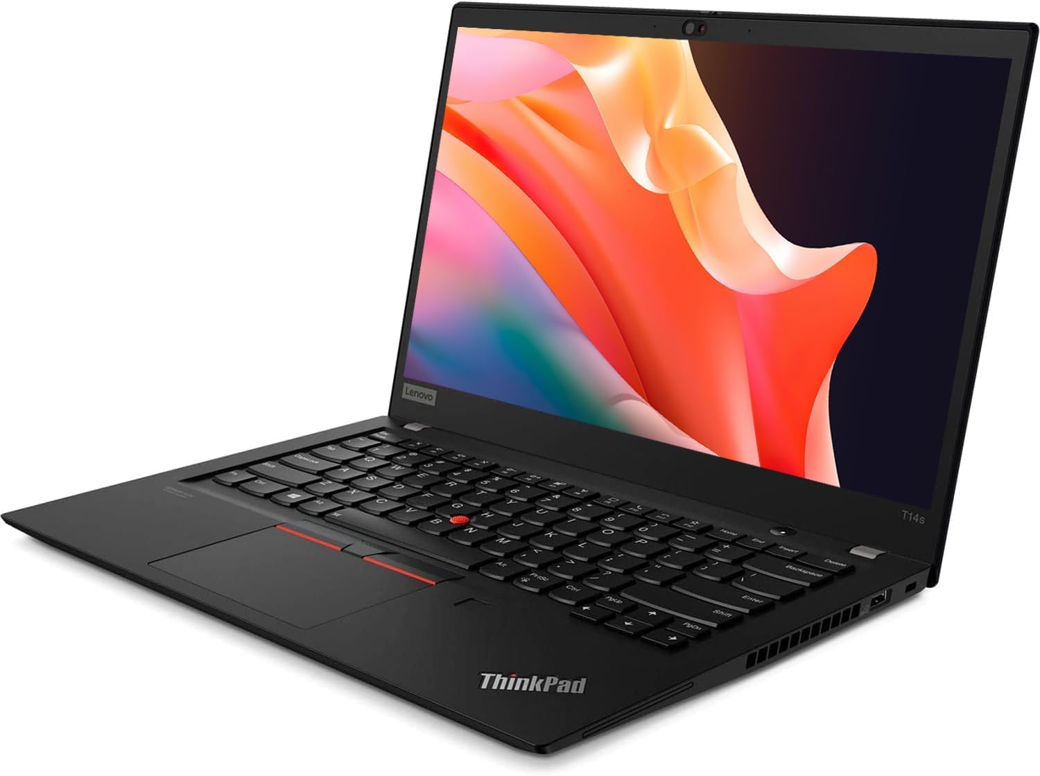 Lenovo Thinkpad T14s Ordinateur Portable 14" PC FHD(1920x1080), Intel Core i5-10210U, 8 Go de RAM, 256 Go de SSD, HDMI, Clavier QWERTY, Win11 Pro (Rénové)