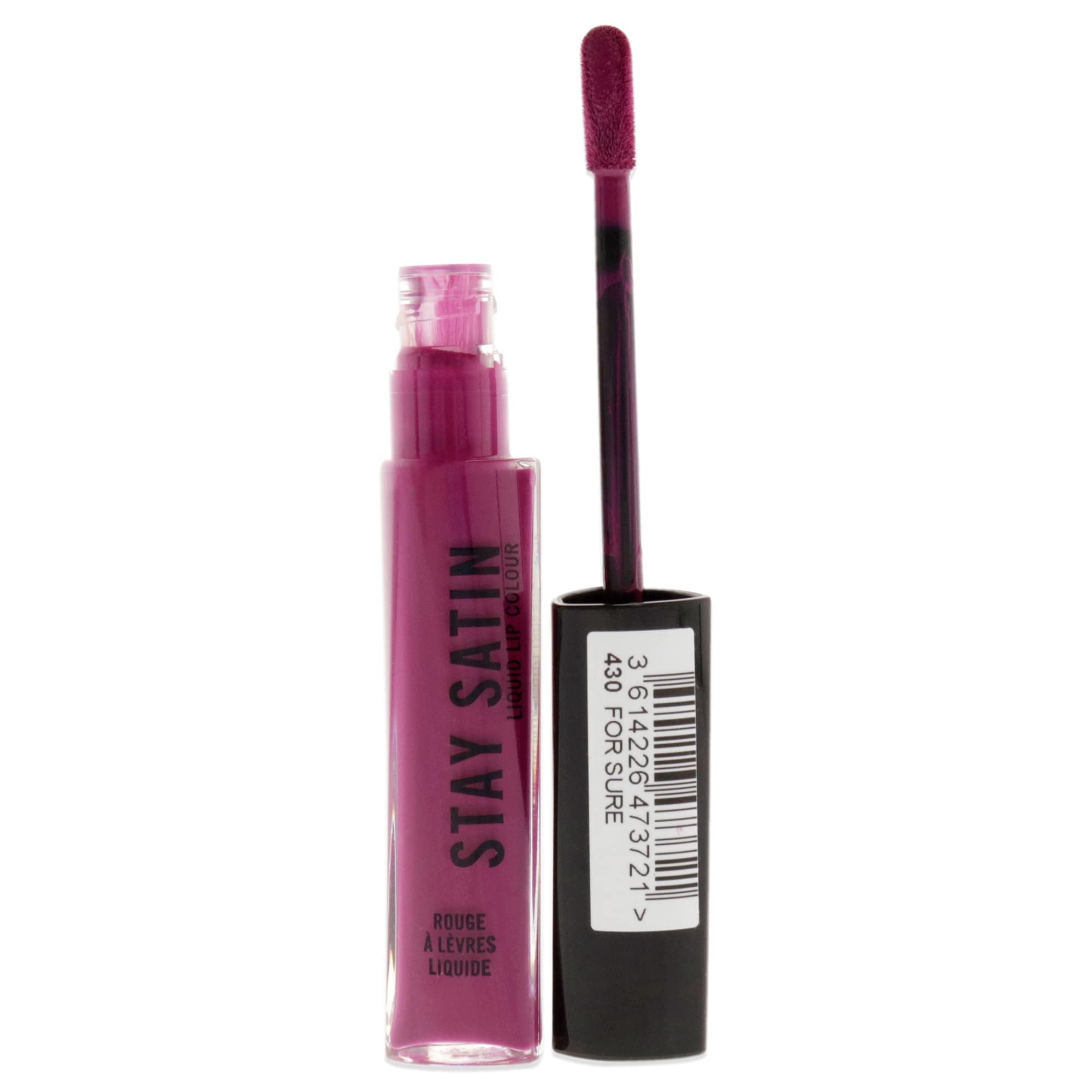 Rimmel London Stay Satin Liquid Lip Color - For Sure For Women 0.21 oz Lipstick, 6.21 ml (Pack of 1) - Image 2