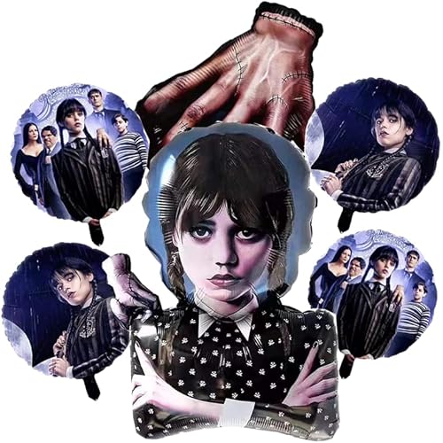 6 Pcs Birthday Party Aluminum Film Balloons for theme Birthday Party Supplies Decor