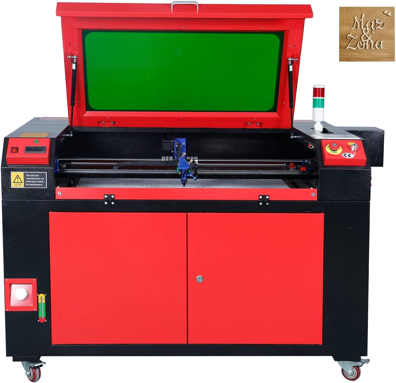 VEVOR 100W CO2 Laser Engraver, 600x900 mm 800 mm/s, Laser Cutter