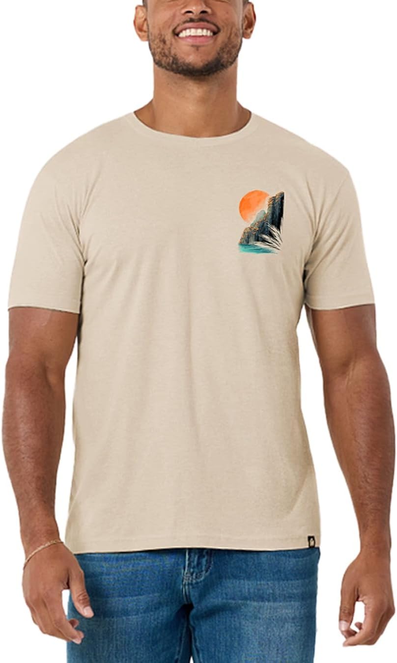 Mens Graphic T-Shirts Cool Nature Design Tees Short Sleeve S-4XL