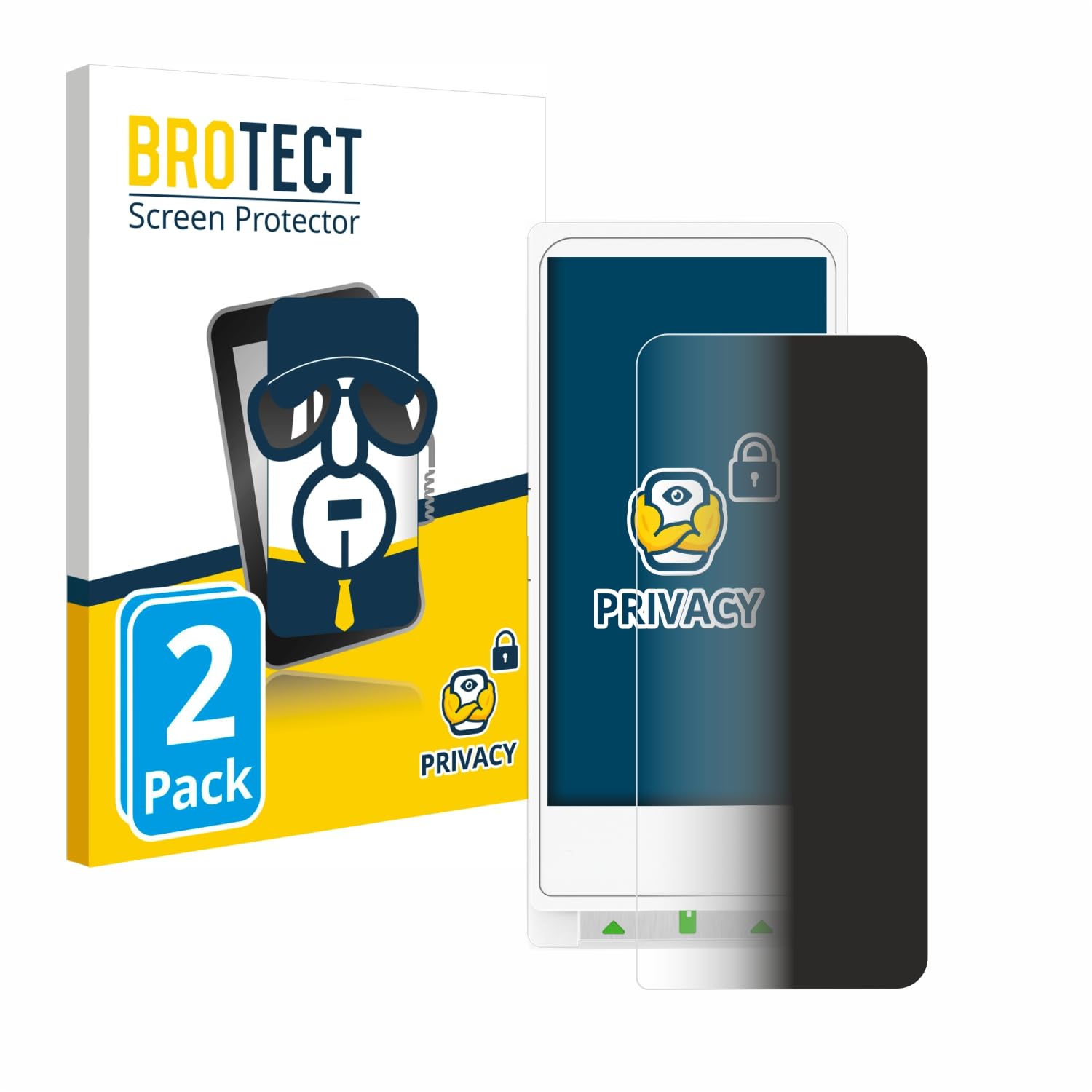 brotect (2 Pack Privacy Screen Protector Compatible with Clover Flex [Anti-Spy, Protection-Film, Blue Light Filter]