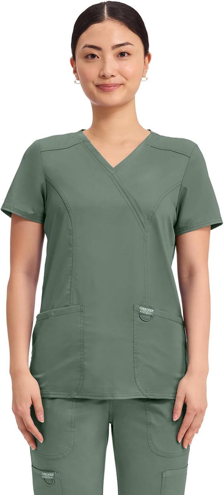 womens Mock Wrap Top Mock Wrap Top (pack of 1)