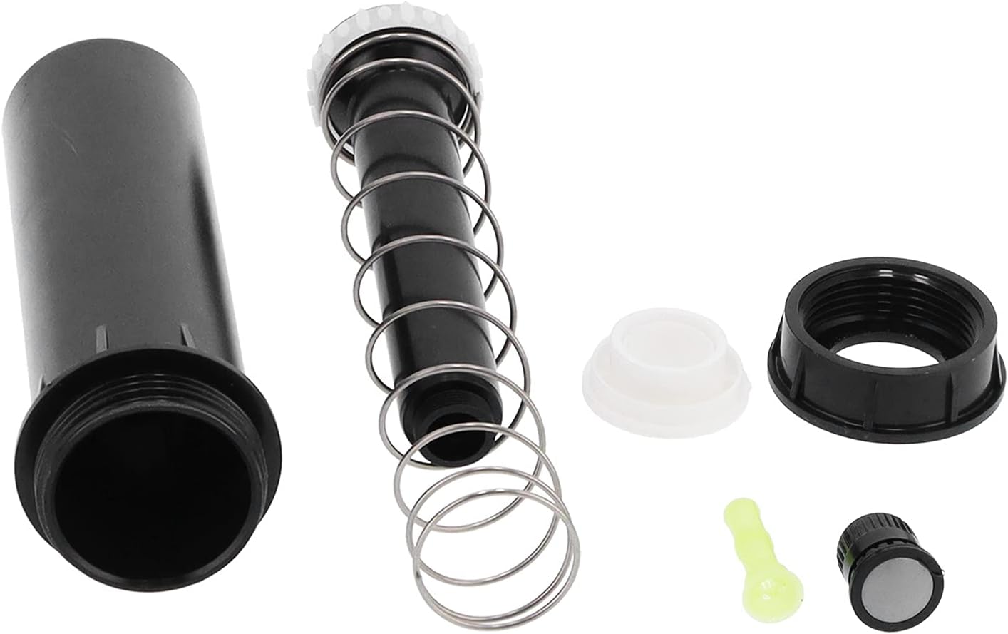 5PCS G1/2 Female Thread Buried Telescopic Sprinkler Head, Lawn Irrigation Spray Nozzle with Self - Cleaning Lift Column for Garden Yard Automatic Watering System