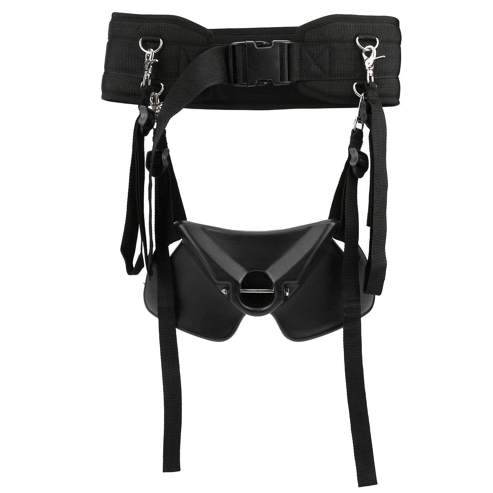 Alomejor Cinturón de Soporte Lumbar Ajustable para Pesca y Actividades al Aire - Accesorio Ergonómico con Refuerzo en la Espalda Baja, Ideal para Pescadores y Deportistas