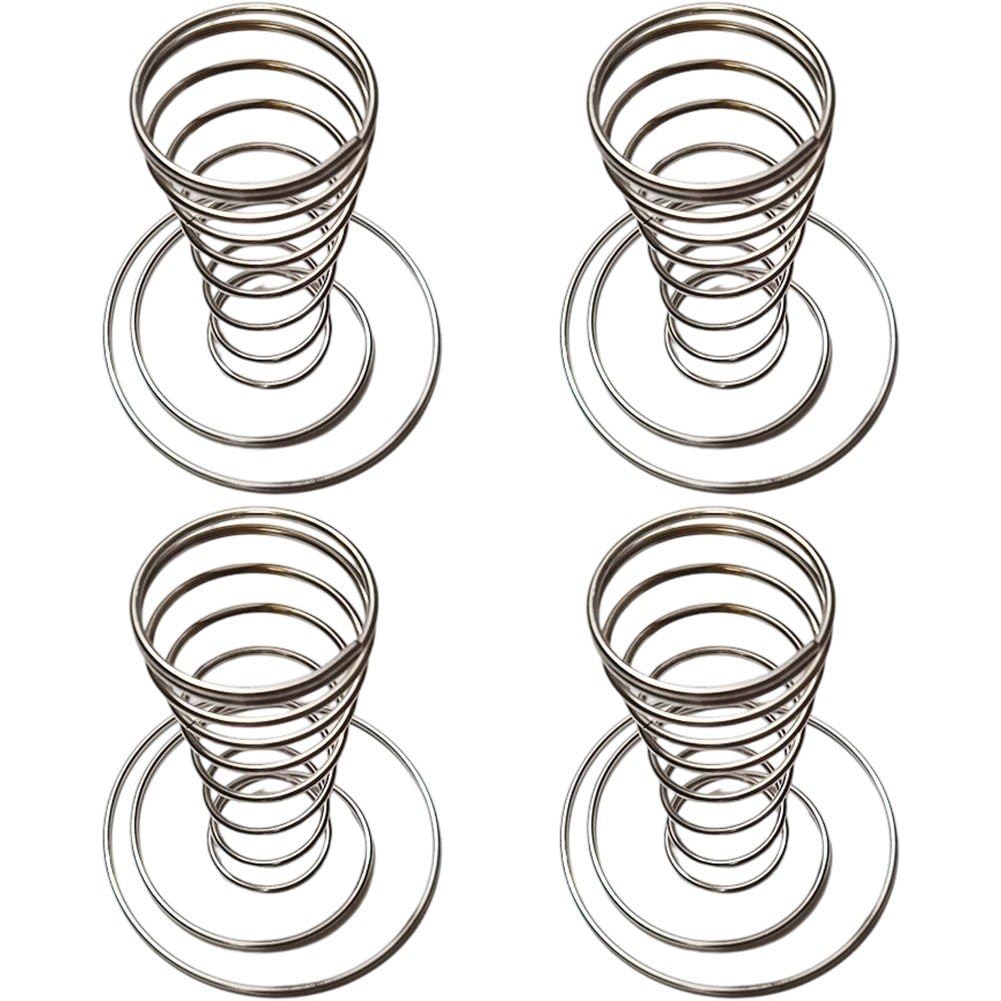 Lot De 4 Supports pour Cornets De Glace, en Acier Inoxydable, pour Pizzas Gaufres, pour Cuisine, Le Restaurant Les Fêtes